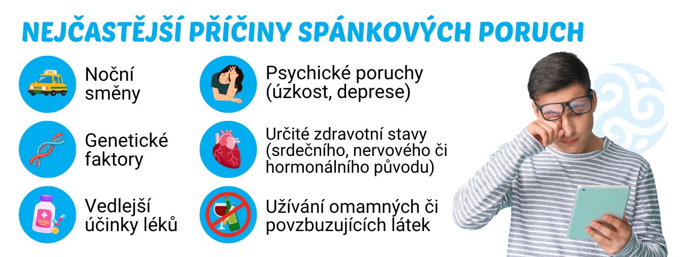 Nejčastější poruchy spánku a jejich příčiny