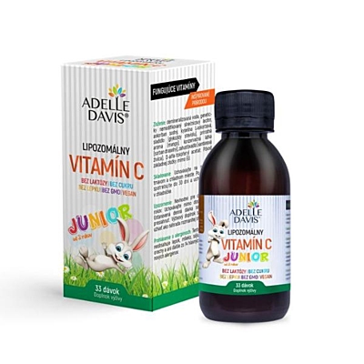 Adelle Davis Lipozomální vitamin C JUNIOR pro děti od 3 let, 100 ml