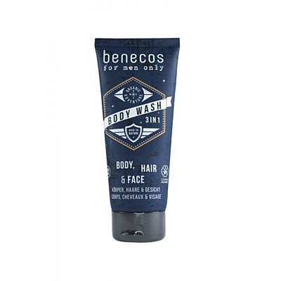 benecos Body Wash 3in1 - for men only, 200 ml