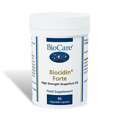 BioCare Biocidin® Forte olejový extrakt z grepových jader, 90 kapslí