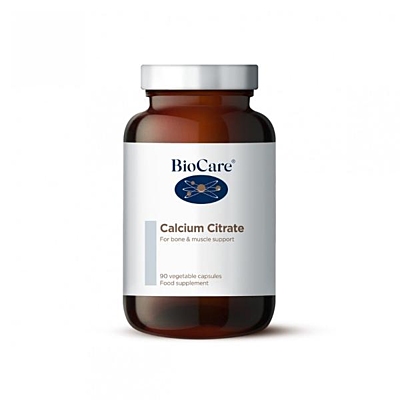 BioCare Calcium Citrate (citrát vápenatý), 90 kapslí