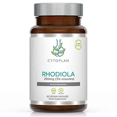 Cytoplan Rhodiola rosea 250 mg, 60 vegan kapslí