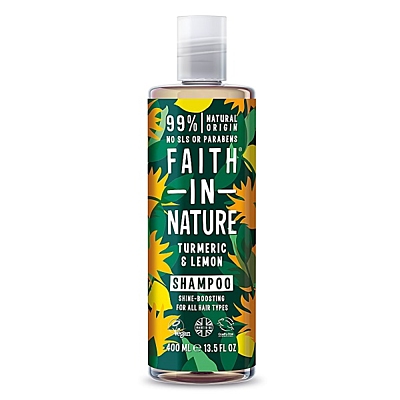 Faith in Nature šampon pro lesk Kurkuma & Citrón, 400 ml