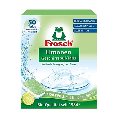 Frosch EKO Klasické tablety do myčky na nádobí - Limetka, 70 kusů