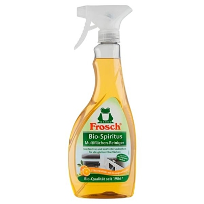 Frosch BIO Univerzální čistič lesklých povrchů v spreji s pomerančovým olejem, 500 ml