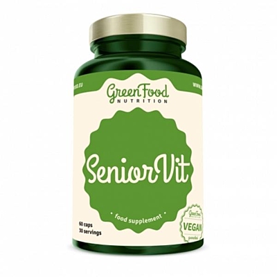 GreenFood Nutrition SeniorVit - Vitaminy pro seniory, 60 kapslí