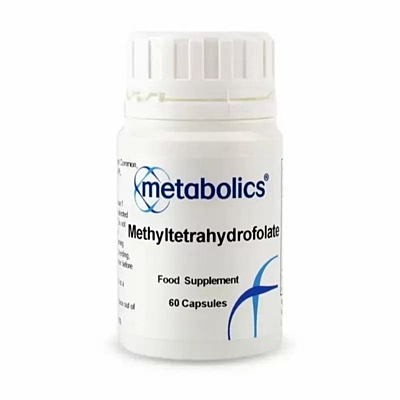 5-Methyltetrahydrofolát – aktivní kyselina listová (vitamín B9), 60 kapslí