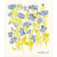 More Joy Modré květy  - Kompostovatelný hadřík do domácnosti