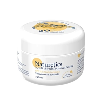 Naturetics 100% Přírodní opalovací máslo SPF 20  3
