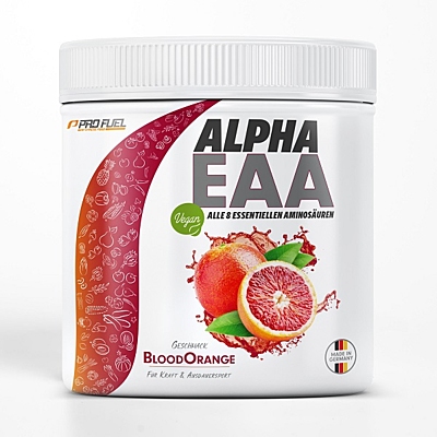 ProFuel ALPHA.EAA 8 esenciálních aminokyselin Červený pomeranč, 462 g