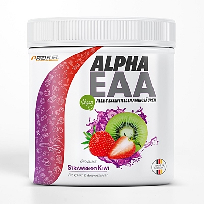 ProFuel ALPHA.EAA 8 esenciálních aminokyselin Jahoda & Kiwi, 462 g