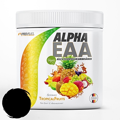 ProFuel ALPHA.EAA 8 esenciálních aminokyselin Tropické ovoce, 462 g