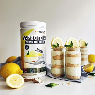 Profuel V-Protein 8K vegan citronový cheesecake, 750 g 2