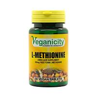 Veganicity L-Methionine 500mg, 30 vegan tablet
