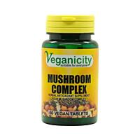  Veganicity Houbový komplex - Reishi, Cordyceps, Shiitake a Maitake, 60 tablet