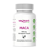 Vegmart Maca 600 mg, 120 kapslí