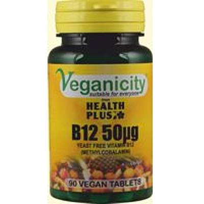 Veganicity Vitamín B12 (metylkobalamin) 50 µg, 90 vegan tablet