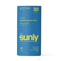 ATTITUDE Dětská 100% minerální ochranná opalovací tyčinka na celé tělo SPF 30 (bez vůně), 60 g