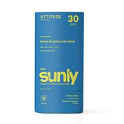ATTITUDE Dětská 100% minerální ochranná opalovací tyčinka na celé tělo SPF 30 (bez vůně), 60 g ATTITUDE Dětská 100% minerální ochranná opalovací tyčinka na celé tělo SPF 30 (bez vůně), 60 g