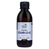 Liposomální vitamín D3+K2 Adelle Davis, 200 ml