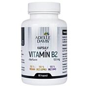 Adelle Davis Vitamin B2-riboflavin, 100 mg, 60 kapslí Adelle Davis Vitamin B2-riboflavin, 100 mg, 60 kapslí