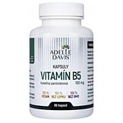 Adelle Davis Vitamin B5 - kyselina pantotenová, 100 mg, 60 kapslí Adelle Davis Vitamin B5 - kyselina pantotenová, 100 mg, 60 kapslí