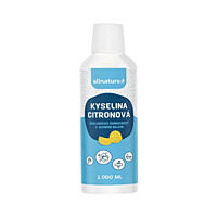 Allnature Kyselina citronová – roztok, 1000 ml