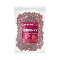 Allnature Sušené brusinky (klikva), 1000 g