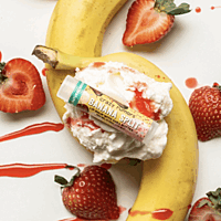 Crazy Rumors balzám na rty Banana Split Lip Balm, 4,2 g