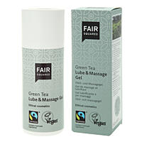 Fair Squared přírodní lubrikační a masážní gel zelený čaj, 150 ml