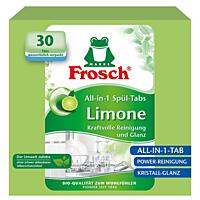 Frosch Ekologické tablety do myčky na nádobí Vše v 1 - Citron, 30 kusů