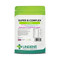 LINDENS Health + Nutrition Super Vitamin B Complex, 90 tablet