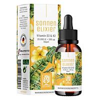 Naturtreu Sluneční elixír Vitamin D3 & K2 MK7 vegan kapky, 30 ml