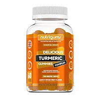 Nutrigums Turmeric Complex (Žvýkací želé s extraktem z kurkumy, zázvoru a černého pepře), 60 ks