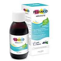 Pediakid Klid a pohoda – přírodní sirup pro děti s mučenkou, meduňkou a chmelem (příchuť černý rybíz), 125 ml