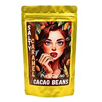 Pure Cacao Sladké kakaové boby (slaný karamel), 100 g