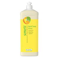 Sonett Přírodní BIO Tekuté mýdlo na tělo, ruce a obličej - Citrus, 1 l