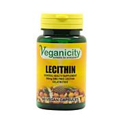 Veganicity sójový lecitin 550mg - zdroj cholinu a&nbsp;inositolu, 60 vegan kapslí