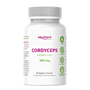 Vegmart Cordyceps 300 mg, 90 kapslí