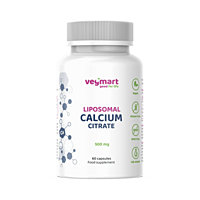 Vegmart Lipozomální vápník (Citrát vápenatý) 500 mg, 60 kapslí