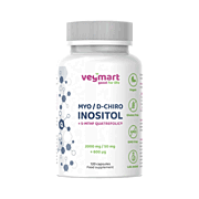 Vegmart Myo / D-chiro inozitol 40:1 + Quatrefolic®, 120 kapslí