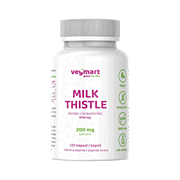 Vegmart Ostropestřec mariánský s&nbsp;obsahem 200 mg silymarinu, 120 kapslí